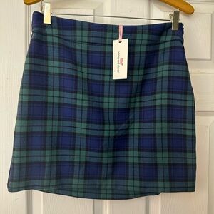 Vineyard Vines plaid ponte skirt